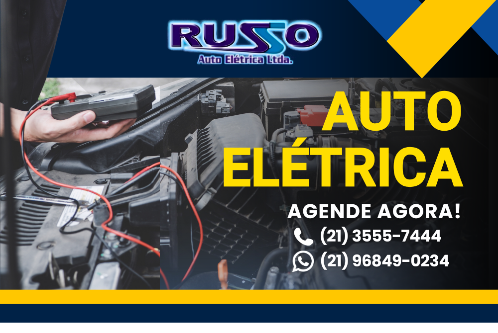 Imagem da Russo Auto Elétrica em Sulacap, RJ – especializada em serviços de elétrica automotiva, injeção eletrônica, instalação de som automotivo e manutenção completa de veículos.