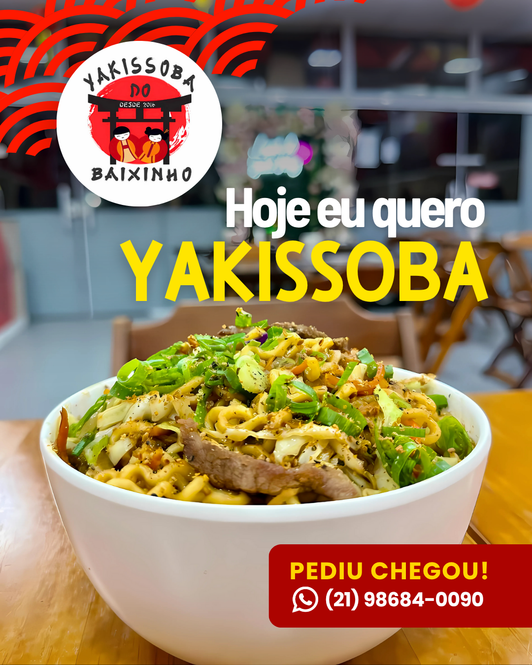 Yakissoba do Baixinho em Cosmos RJ – Restaurante japonês, yakissoba artesanal, temaki e delivery nas regiões de Santa Margarida, Inhoaíba e Campo Grande RJ