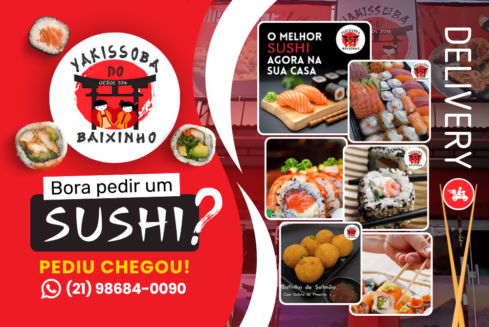 Yakissoba do Baixinho em Cosmos RJ – Restaurante japonês, yakissoba artesanal, temaki e delivery nas regiões de Santa Margarida, Inhoaíba e Campo Grande RJ